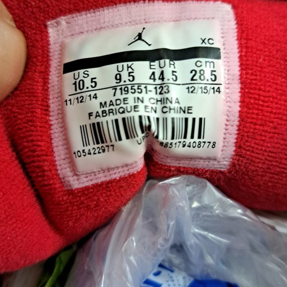 %Nike Air Jordan 1 Retro Mid OG Hare Size 10.5 Bugs Bunny White Red Grey AJ11 main image 9